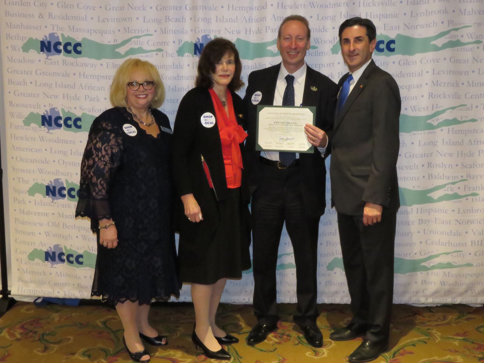 Blank Slate Media publisher awarded by Great Neck Chamber of Commerce