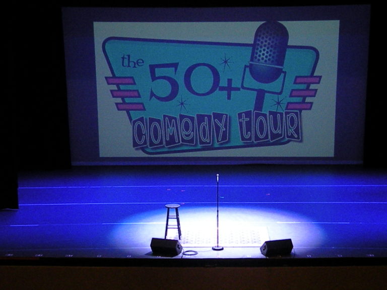 50 plus comedy tour catering to an older audience