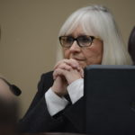 Town Supervisor Judi Bosworth, as seen at the Feb. 27 town board meeting, noted that Jessica Lamendola would serve as acting comptroller until another one could be found. (Photo by Janelle Clausen)