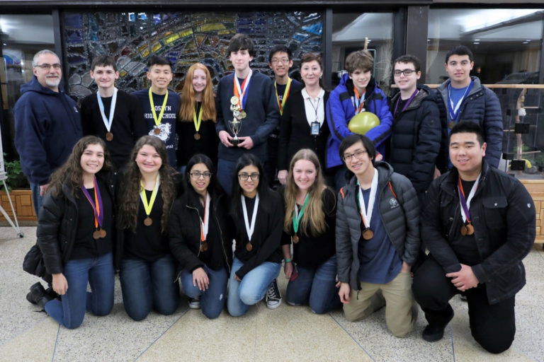 Roslyn Science Olympiad team qualifies for state competition