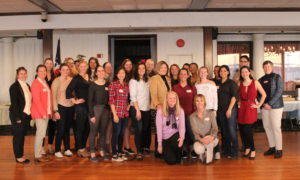 More than two dozen women attended the U.S. Merchant Marine Academy's 'High Tea' event. (Photo courtesy of Emily Gramer)