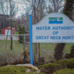 The Water Authority of Great Neck North's project aims to replace several water mains to boost water capacity and service. (Photo by Janelle Clausen)