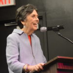 Francine Klagsbrun, the author of "Lioness: Golda Mier and the Nation of Israel," came to the Gold Coast Arts Center to speak about Israel's fourth prime minister. (Photo by Janelle Clausen)