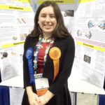 Amy Shteyman of North High School was awarded the first place and the Best of Category Award at the Intel International Science Engineering Fair. (Photo courtesy of Great Neck Public Schools)
