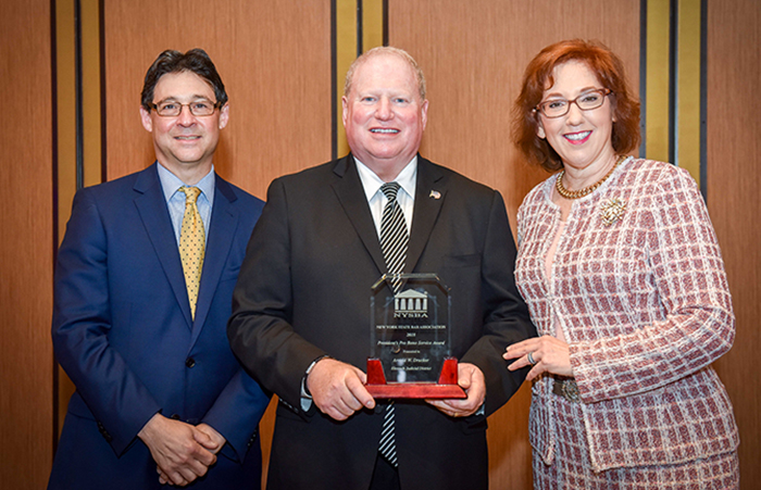 Drucker honored by NY State Bar Association