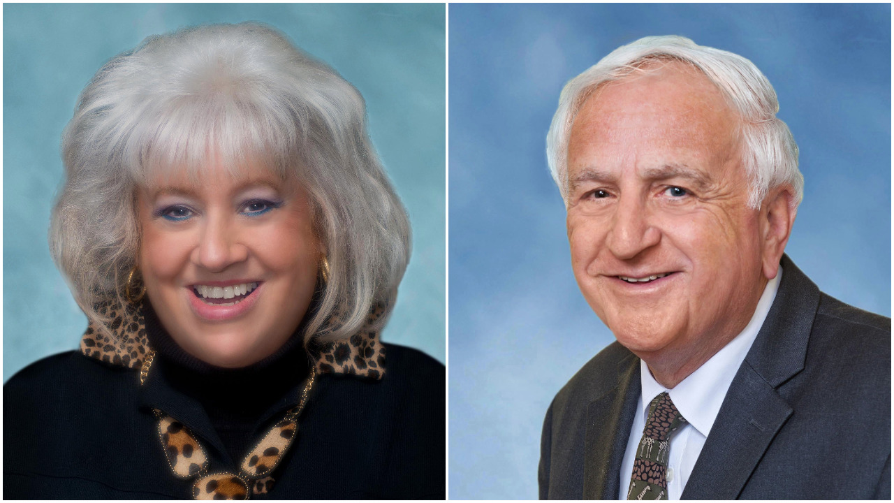 Barbara Berkowitz and Donald Ashkenase are both running for re-election to the Great Neck school board. No other candidates filed petitions. (Photos courtesy of the Great Neck Public Schools)