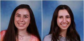 Amy Shteyman and Natasha Dilamani, the valedictorian and salutatorian at Great Neck North High School, both embarked on scientific research. (Photos courtesy of the Great Neck Public Schools)