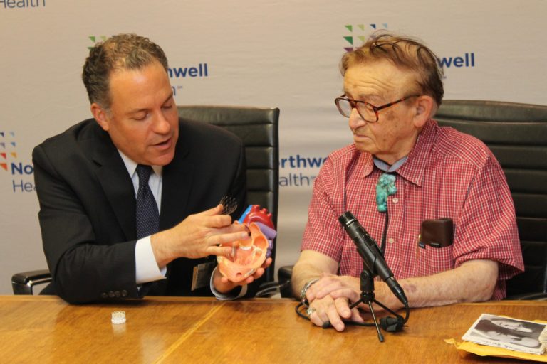 Holocaust survivor returns to North Shore University Hospital after heart surgery to thank docs