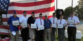Assemblyman Anthony D'Urso presented citations to veterans honored in a recent concert. (Photo courtesy of Assemblyman Anthony D'Urso's office)