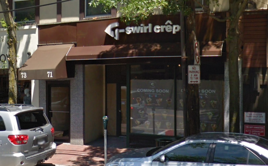 T-Swirl Crêpe, as seen here in 2017, is officially open for business. (Photo from Google Maps)