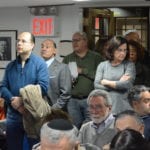 Great Neck Village Hall was overflowing on Tuesday night, as residents sought to hear VHB's presentation and offer feedback on their recommendations for Middle Neck Road and East Shore Road. (Photo by Janelle Clausen)
