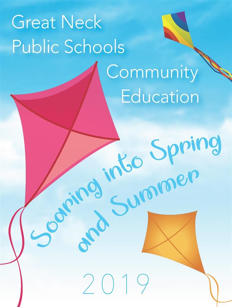 Great Neck Community Education catalog for summer and spring 2019. (Photo courtesy of the Great Neck Public Schools)