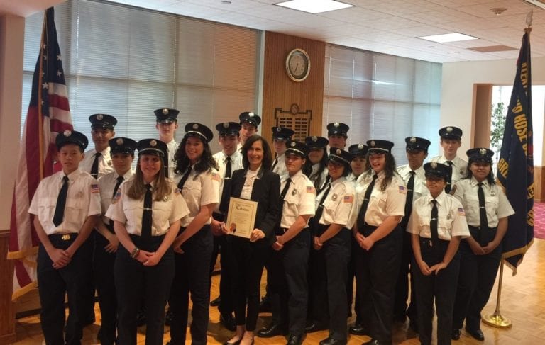 Alert junior firefighters honored for being top junior program in state