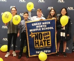Great Neck North Middle School is one of three schools in the Great Neck school district to earn a No Place for Hate designation. (Photo courtesy of Great Neck Public Schools)
