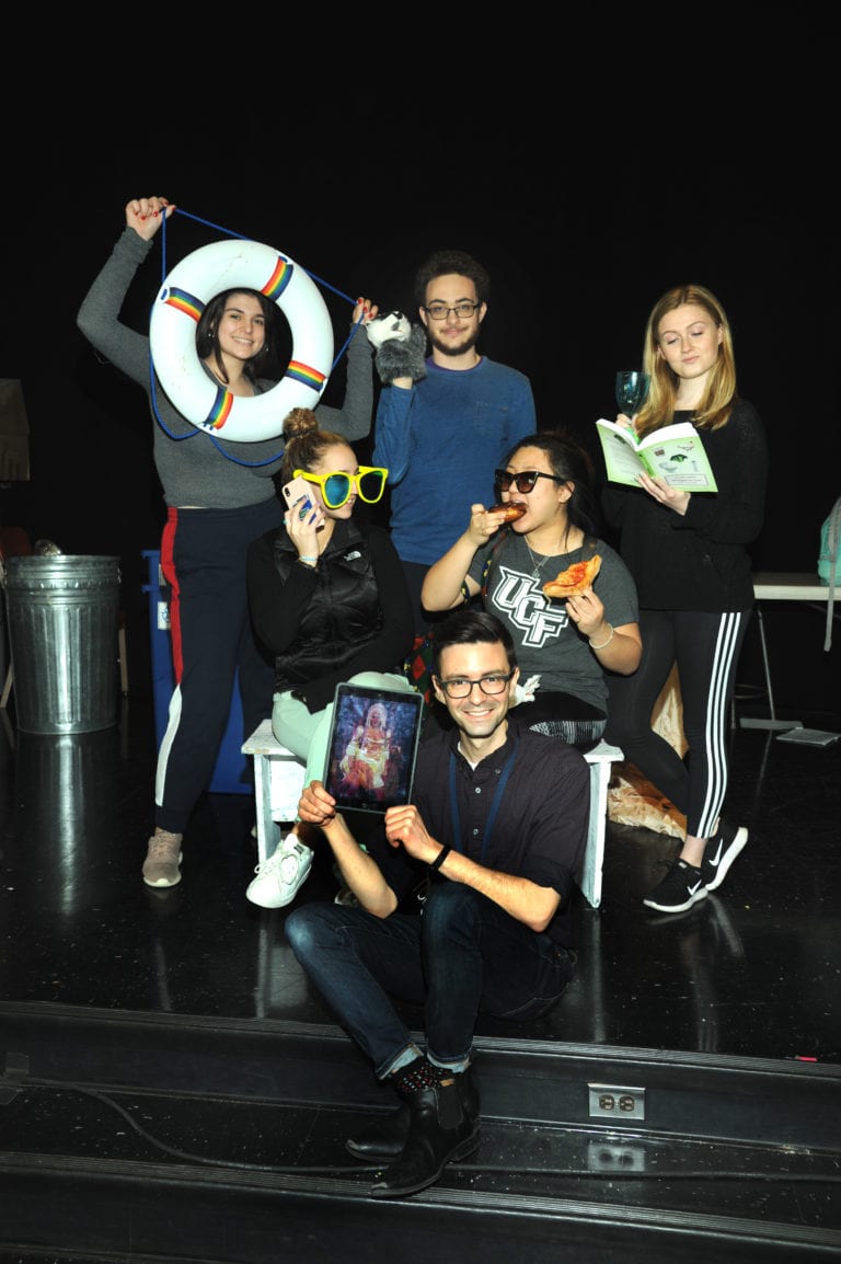 South High’s improv troupe performing on May 17