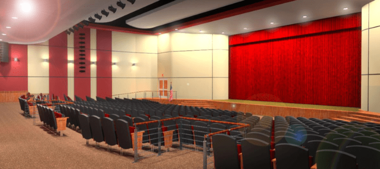 E.M. Baker auditorium project to be re-engineered following high bids