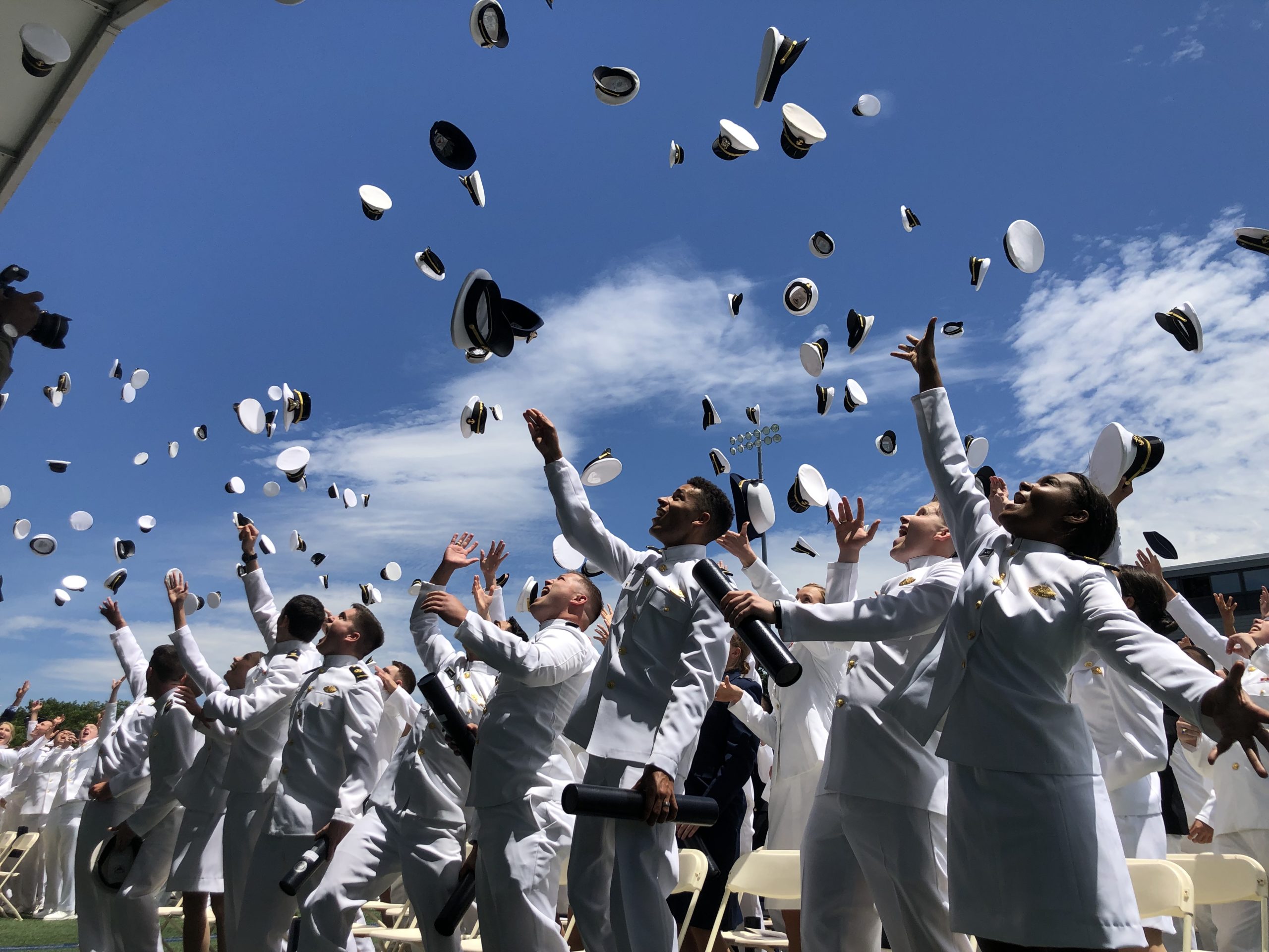 200 graduated from the U.S. Merchant Marine Academy at Kings Point on Saturday. (Photo courtesy of U.S. Merchant Marine Academy)