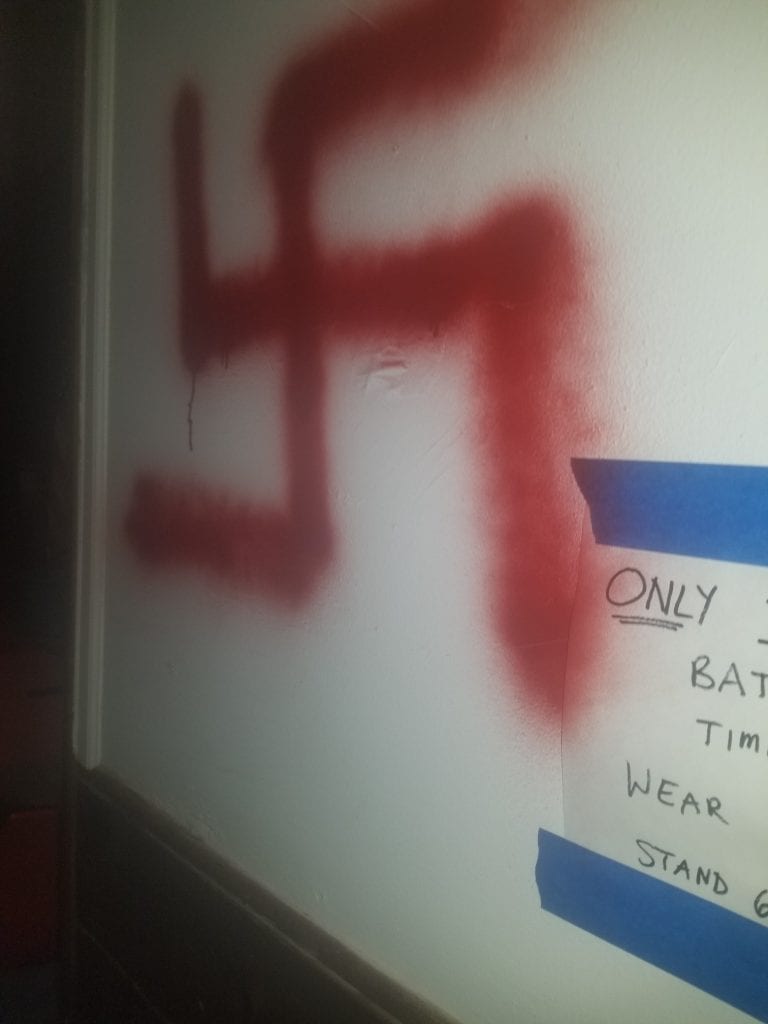 Swastika graffiti found at Port PAL clubhouse