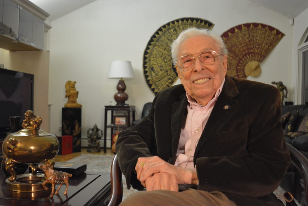 Former Congressman Lester Wolff died last week at 102. (Photo by Teri West)