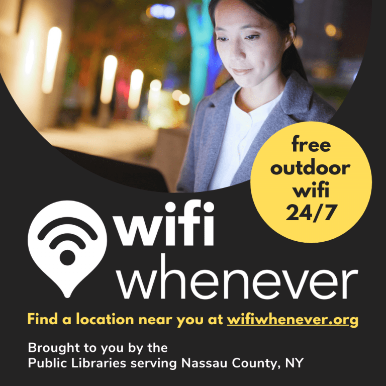 Nassau’s Public Libraries announce WiFi whenever, free outdoor WiFi available 24/7 at 25 Locations