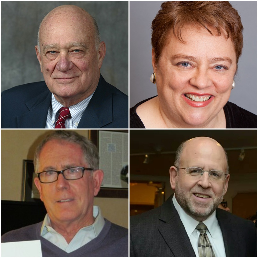 Clockwise from top left: Blank Slate Media columnists Michael D'Innocenzo, Judy Epstein, Andrew Malekoff and Dr. Tom Ferraro.