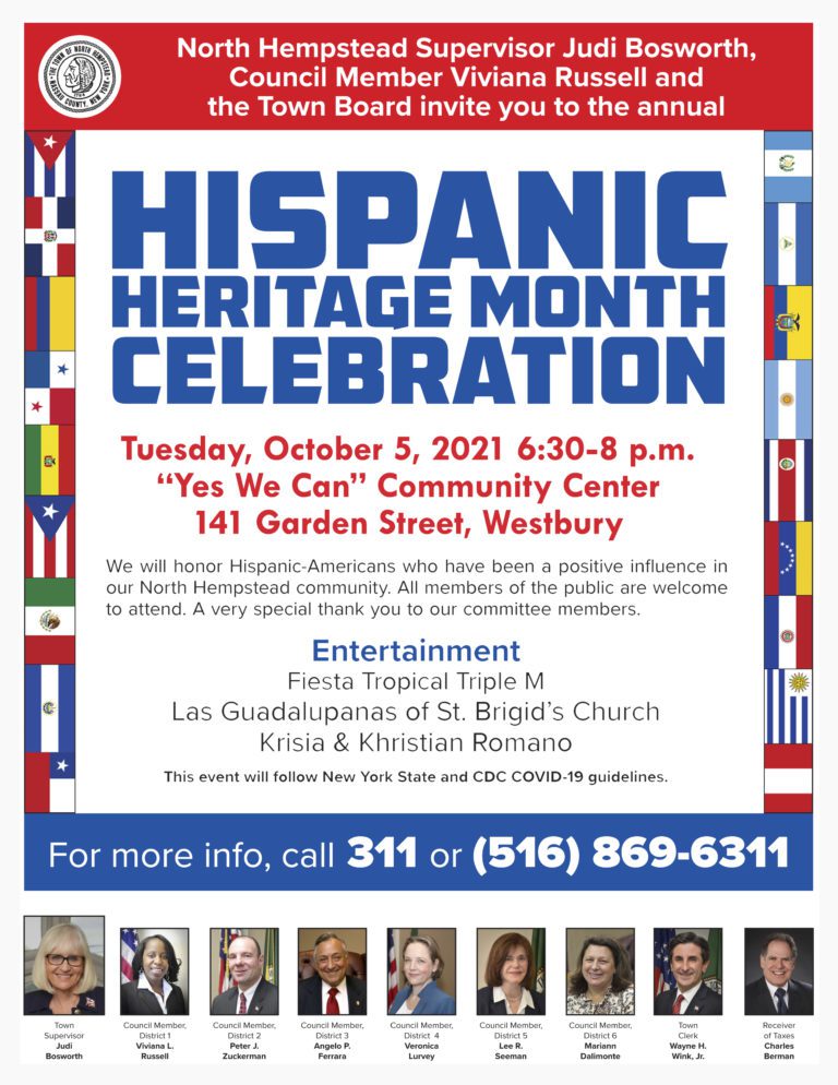Town of North Hempstead to celebrates Hispanic Heritage Month