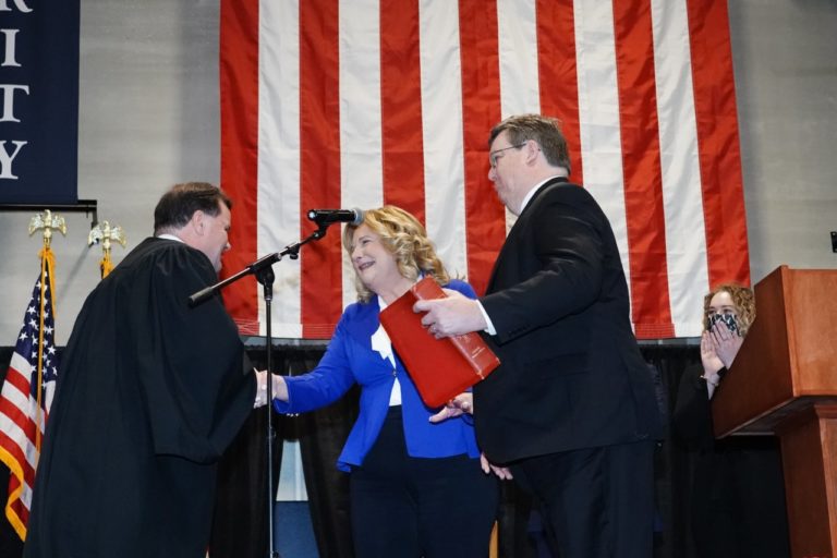 Donnelly inducted as Nassau D.A. – multi-faceted program includes  inspiring speeches, video & outline of chief prosecutor’s priorities