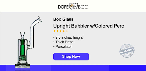 Boo Glass Upright Bubbler - theislandnow