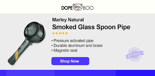 marley natural smoked glass spoon pipe - Best Weed Pipes